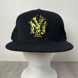 New York Yankees Mitchell & Ness Cooperstown Collection Black Fitted Hat Size 8